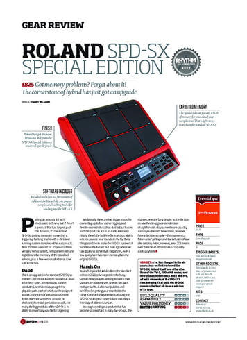 Roland Spd-sx Special Edition User Manual