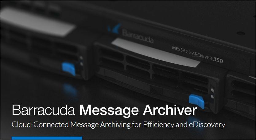 Barracuda message archiver 650